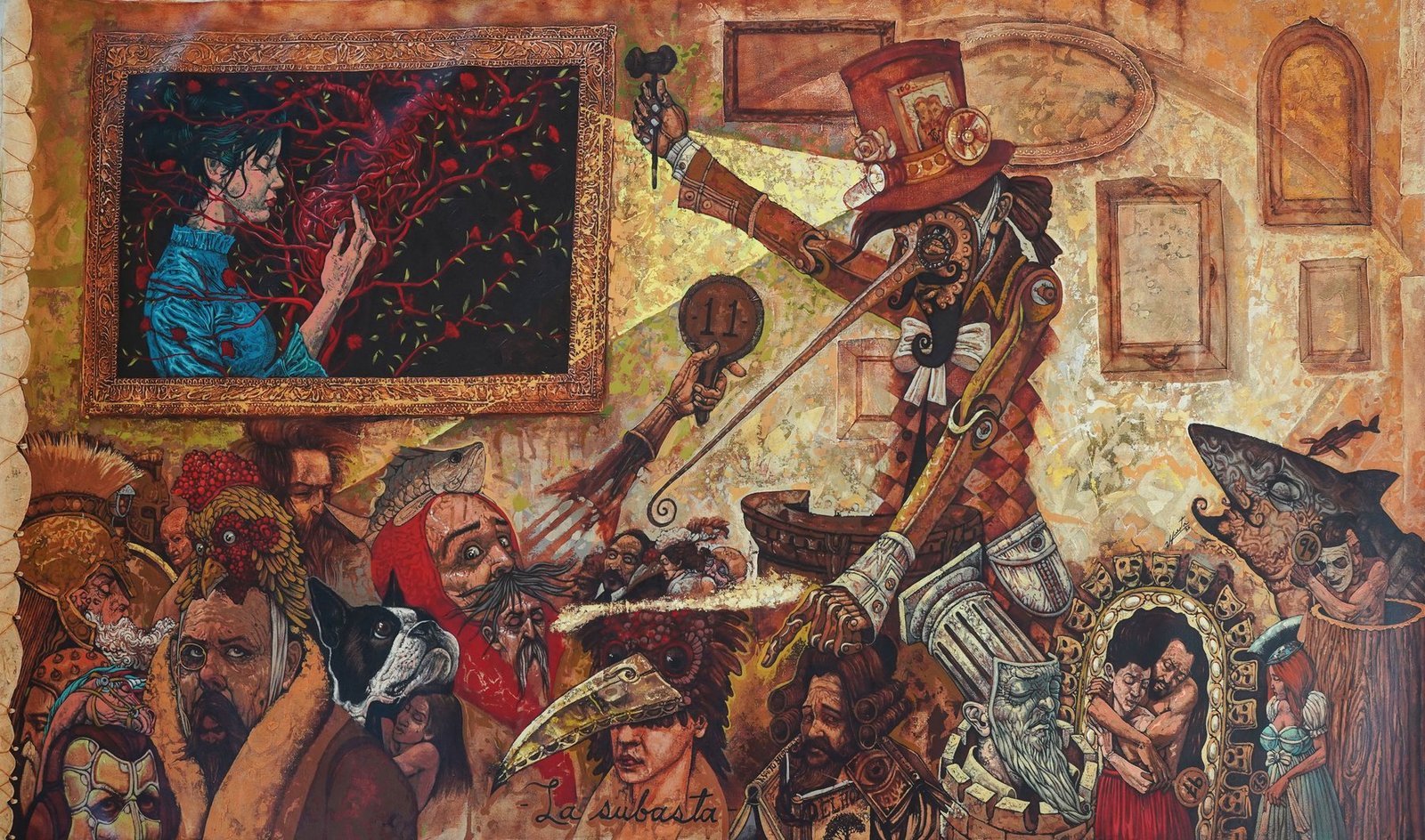La subasta, Víctor Vicente Huerta